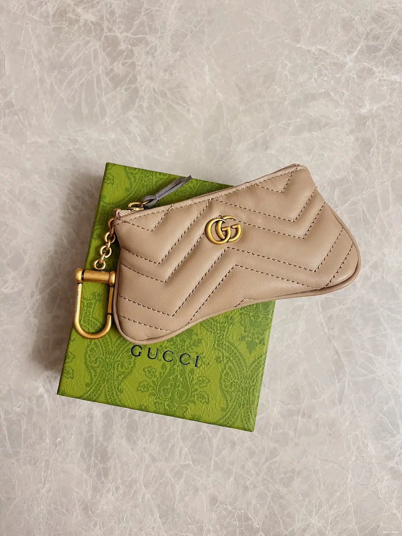 Hyper Peter Gucci key GG Marmont matelassé case 0617